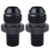 EVIL ENERGY 8AN Male Flare to 1/4" NPT Pipe Fitting