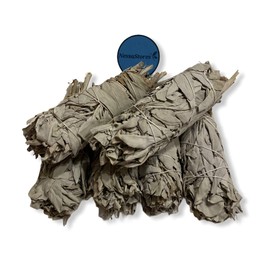 NESSASTORES - California White Sage Smudge Stick Incense 5"-6" Bundle #JC-008 (18 pcs)