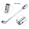 uxcell 12 Point Flexible Head Socket Wrench, 10mm x 12mm