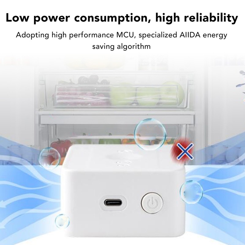 Portable Refrigerator Deodorizer Lightweight Compact Portable Rechargeable Fridge Odor Eliminator