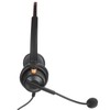 Binaural Headset Aluminum Shell Telephone Headset with Microphone and Audio