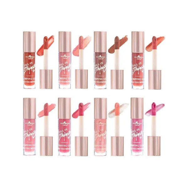 Colección Completa de 8 Brillo Gloss Para Labios Fill-In Thirsty