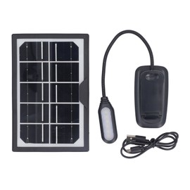 Clip On Solar Desk Lamp Rechargeable Multifunctional Split Type Portable Solar Book Light