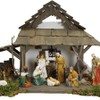 FADEDA JOK:Elephant with Moor/Height: 10 cm/Hand-Painted/Detailed Nativity Scene Figures -