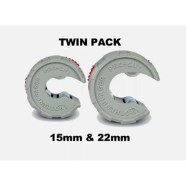 Rothenberger PRO-Cut Copper Tube Cutter 15MM & 22MM Twin Pack