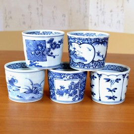 Soba Choko Soba Bokoko Set, Hasamiyaki, Arita Ware, Cute, Fashionable, Soba Choko Set, Set of 5