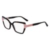 KARL LAGERFELD KL6131 Sunglasses, 243 Dark Tortoise/Rose, 6 1/2
