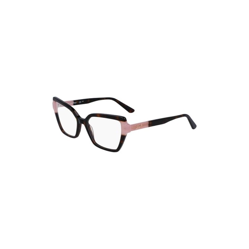 KARL LAGERFELD KL6131 Sunglasses, 243 Dark Tortoise/Rose, 6 1/2