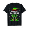 The World's Tallest Elf Funny Matching Family Christmas T-Shirt