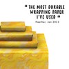 CENTRAL 23 Yellow Wrapping Paper - 6 Sheets Of Gift