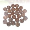 Operitacx 2sets 30mm Round Wood Slice Alphabet Blocks 7mm Thick