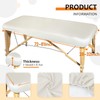 Lufyzora PU Leather Massage Table Cover Waterproof Massage Table Cover