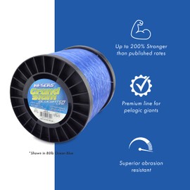 HI-SEAS Grand Slam Bluewater Monofilament Fishing Line, 30 lb, Orange Flame, 3000 yd