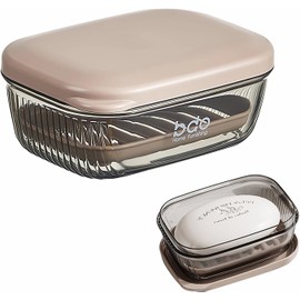 Soap Box, Travel Soap Box, Soap Dish with Drain, Soap Box Travel Waterproof, Easy Cleaning Soap Dish, Soap Dish Travel, Soap Container, for Bathroom, Travel, Bathroom