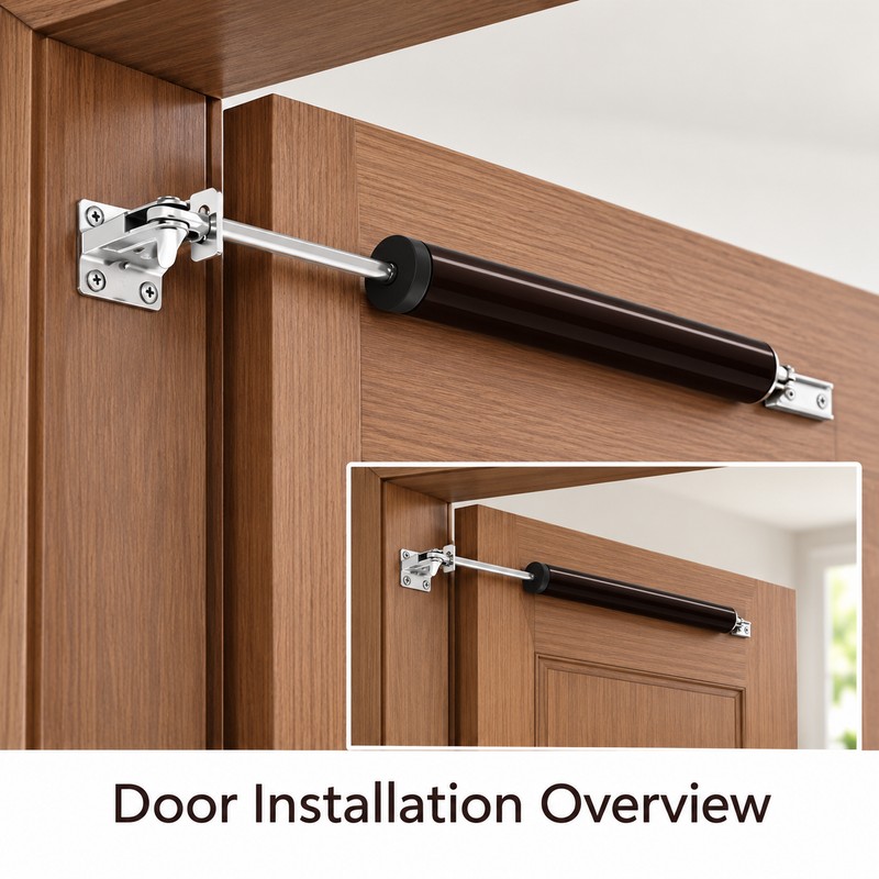 Automatic Door Closer for Home and Office – 90° Positioning