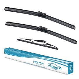 OEM Windshield Wiper Blades Replacement for Land Rover Range Rover Evoque 2012 2013 2014 2015 2016 2017 2018 2019, All Weather Original Factory Quality Front & Rear Wipers Set 24"+21"+10" (Pack of 3)