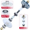 GELASKA 1001046 Spindle Assembly with 92852MA Pulley Replaces Murray 492574MA,