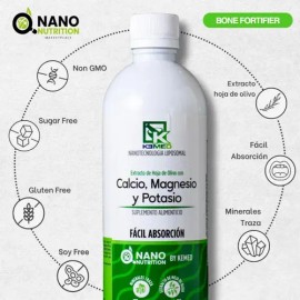Calcio Magnesio Potasio Nano Nutrition Liposomal 480ml Naranja