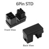 ATX 6Pin Adapter for Desktops Graphics Card Female to Male