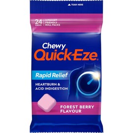 Quick-Eze Antacids Forest Berry 24 pack