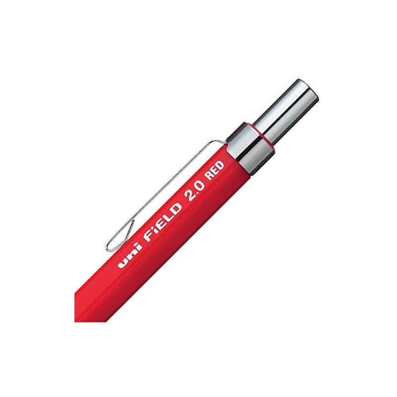 Unii Mitsubishi Pencil Mechanical Drafting Pen, Field 2.0mm, Red (M207001P.15)
