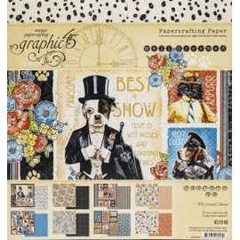 Graphic 45 (4502265 - Well Groomed - 8 x 8 Inch Papercrafting Paper Pad