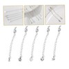 DOITOOL 5Pcs Necklace Chain Extenders Kit Jewelry Extension Chains for