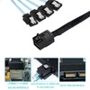 12GBPS Mini SAS HD SFF 8643 to 4 SATA 3.0