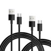 2 Pack USB A to USB C Cable Type-C Fast