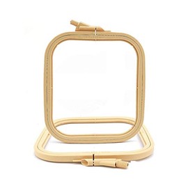 Nurge Plastic Square Embroidery Hoops, Cross Stich Hoop, Punch Needle Hoop (Medium)