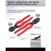 HK Porter Compact Bolt Cutter with Center Cut Blades and