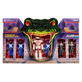 Super7 G.I. Joe Pyramid of Darkness Box Set 6-Pack SDCC 2022-3.75 in Scale Reaction Figure Set