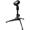 Pyle soporte para micrófono de escritorio - tripie ajustable en