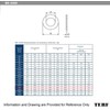 TERF® M30 X 56mm X 2.5mm Form B Flat Washer
