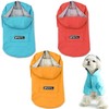 BPS BPS-9701AZ Waterproof Pet Dog Rain Jacket with Hood Pocket