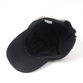 Zegoo Mens Womens Hair Brown Frosted Hair Visor, Black Hat