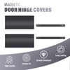 30Pack 4.5" Door Hinge Masking, Magnetic Door Hinge Covers for
