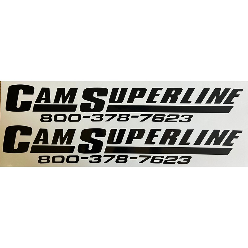 Cam Superline Trailer Replacement 22” Stickers (set Of 2) Older