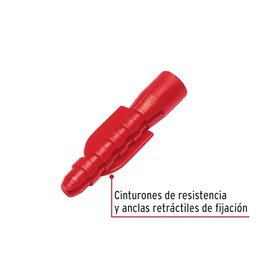 Fiero TAQ-1/4PA, Bolsa con 20 taquetes de plástico 1/4" resistentes a la humedad