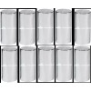 United Pacific (10) 33mm x 4-1/4" Chrome Cylinder Nut Cover