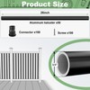 TOCRETOARE 50 Pack 26" Aluminum Deck Balusters, Balusters for Deck