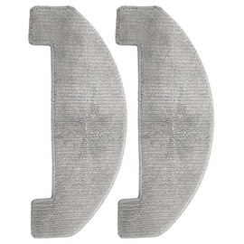 Coredy Robot Vacuum Replacement Wet-Dry Mopping Cloth Kit R750Pro, R758Pro Robotic Vacuum Cleaner, 2 Pcs