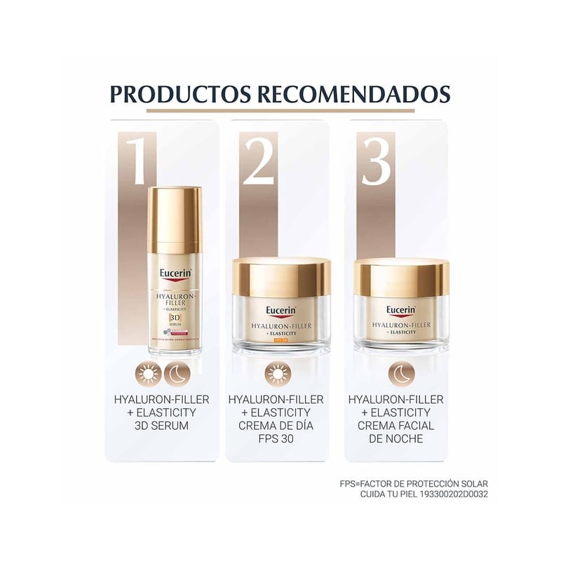 Crema facial Eucerin Hyaluron-filler+elasticity de noche con acido hialurónico 50