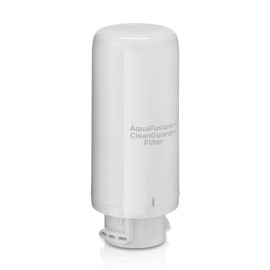 AquaFusion CleanGuard 100 Gallon Activated Carbon Block Replacement Filter, White Water Filtration System