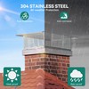 YITAHOME Chimney Cap, 13" x 21" Chimney Cover for Outside,