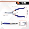 TOOLUTION 9 Inch Angle Tip Lock Ring Pliers, Snap Ring