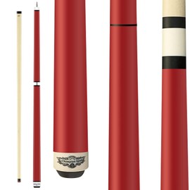 Champion Cerberus and Eros Series Heavy Hitter Jump Break Cue - 19-26 oz 3 Piece Pool Stick for Explosive Breaks and Effortless Jumps (TF-1 Red, 23oz)