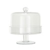 Creative Co-Op, Clear Glass Food Pedestal with Cloche, Medium