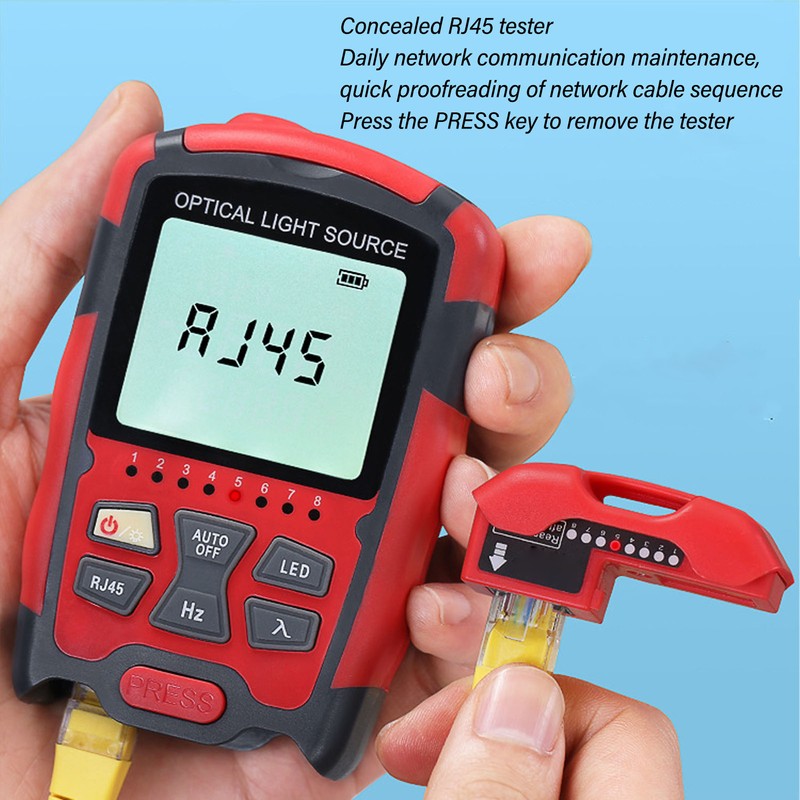 Optical Fiber Power Meter Single Mode Dual Wavelength 1310nm 1550nm