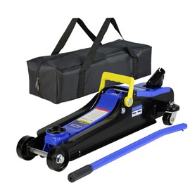 LKTART Floor Jack 2 Ton Low Profile Floor Jack Car Hydraulic Jack with Single Piston Lifting Range 3.3"-15.2"